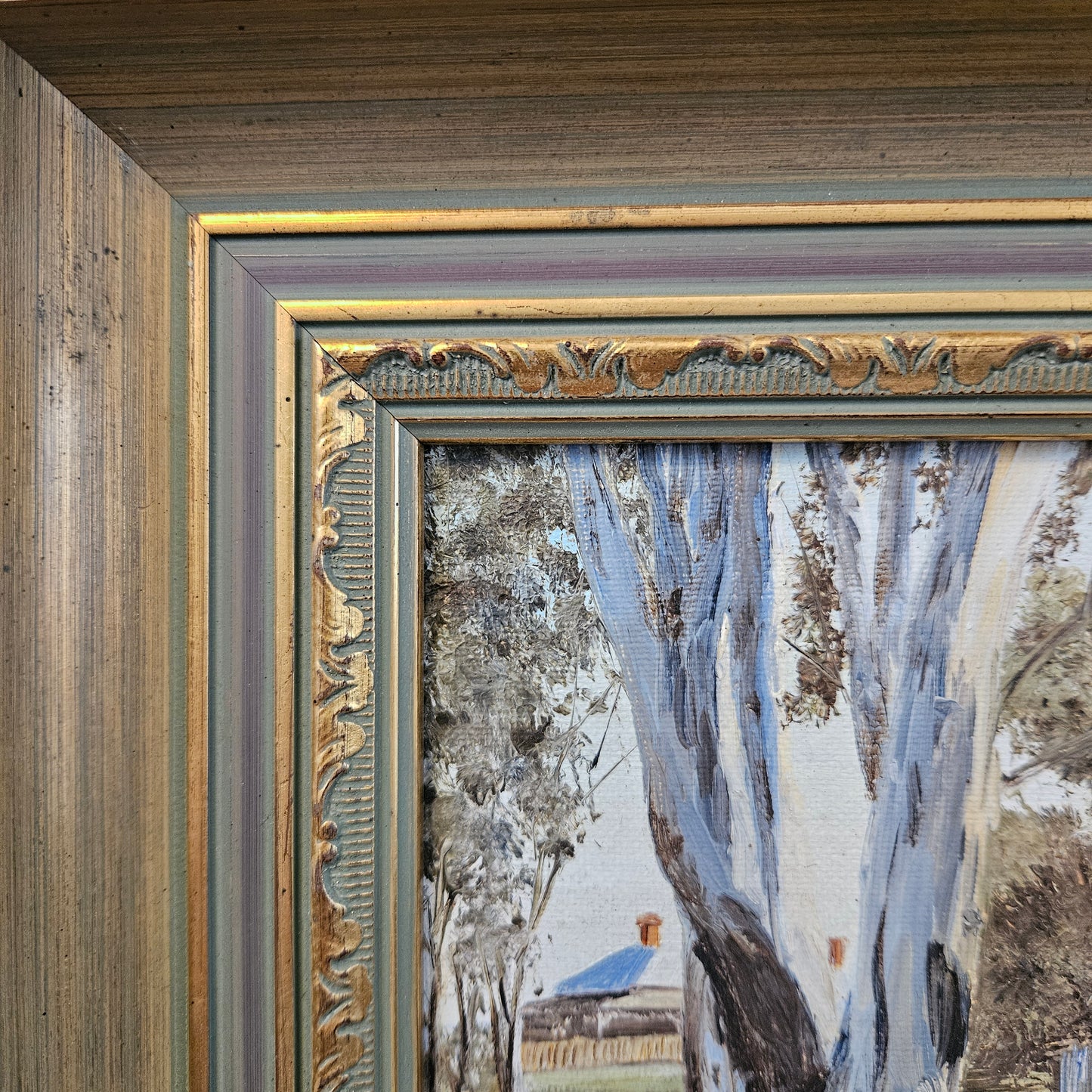 Signed Pair of Oil on Board Paintings