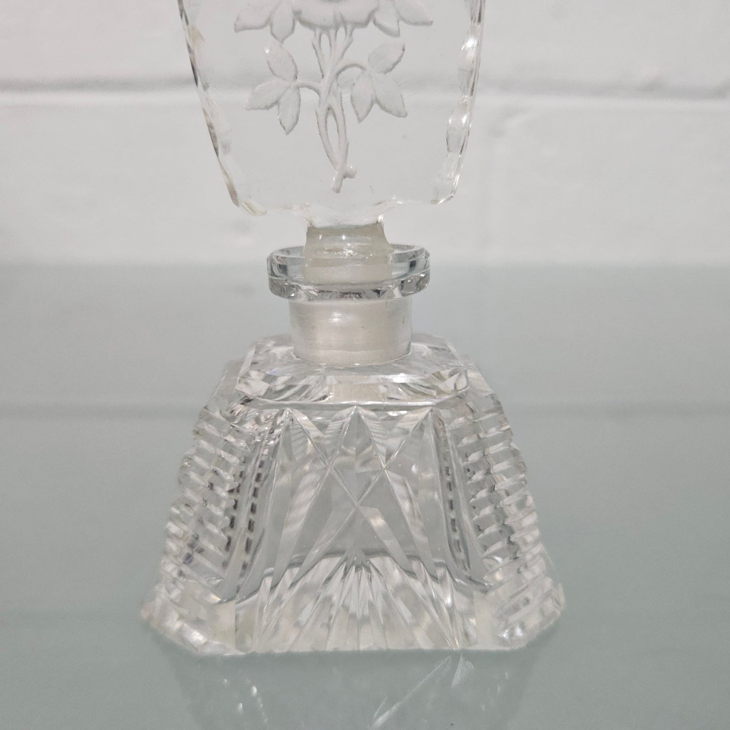 Vintage Crystal Perfume Bottle