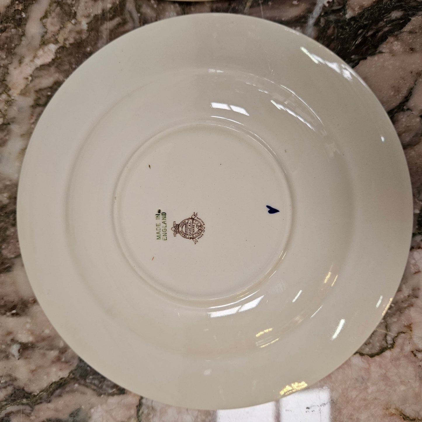 Set of 6 Stunning Crown Ducal Bowls With Fruit Centres