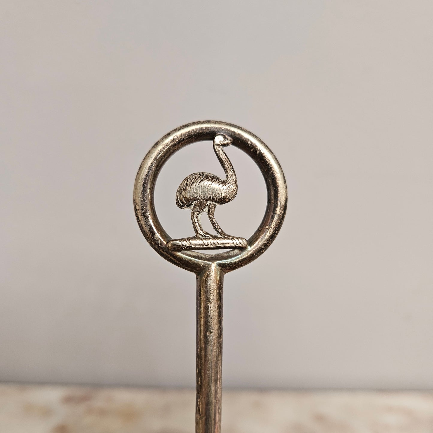 Vintage Australian Stokes & Sons Bread Toasting Fork Featuring Emu
