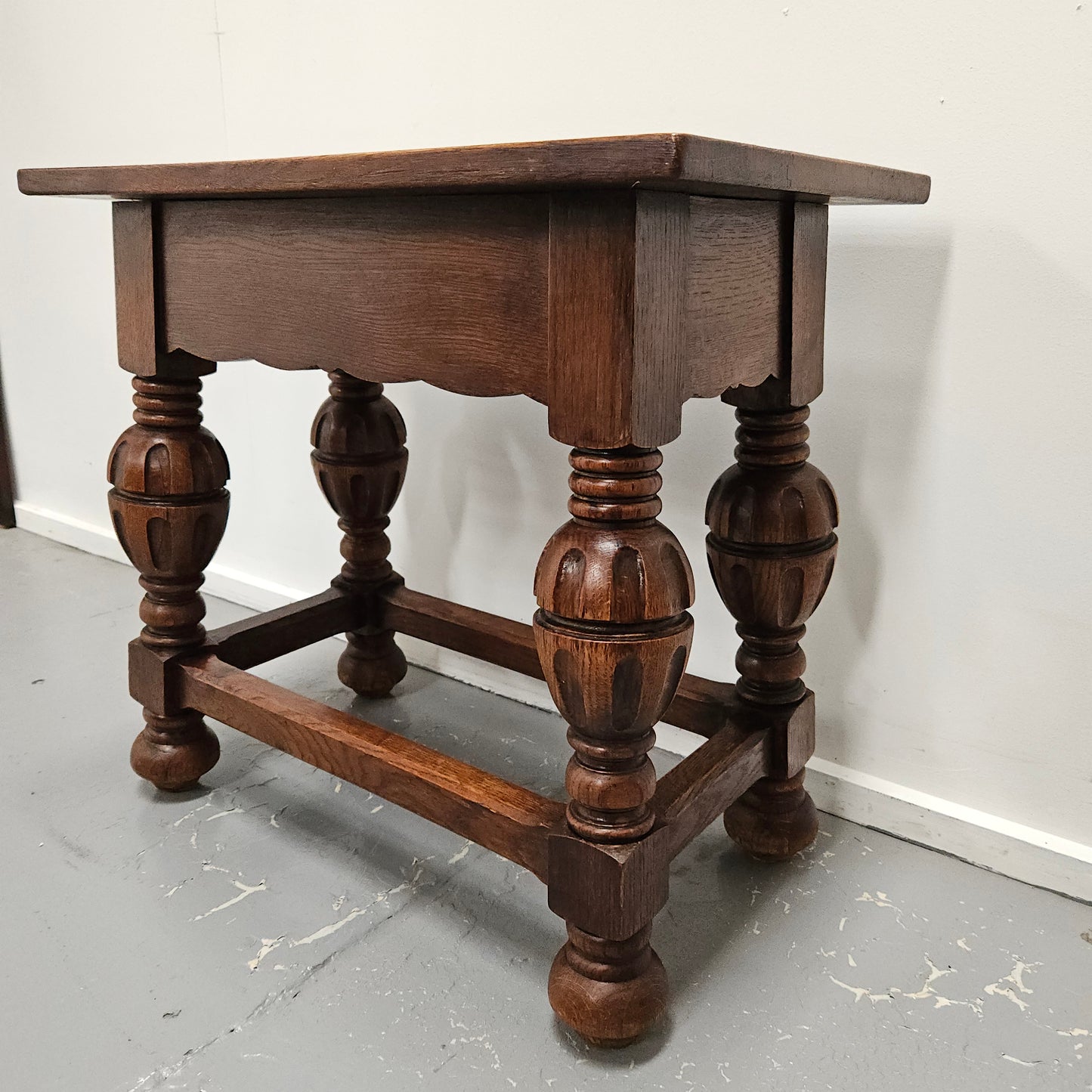Lovely French oak 19th Century style coffee table with lovely details. It is in good original detailed condition and has been sourced directly from France.