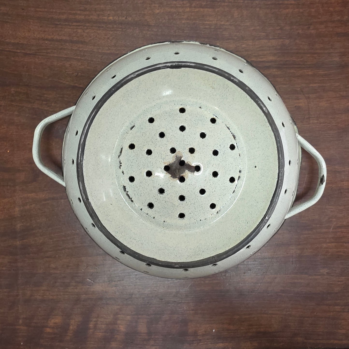Vintage Enamel Collander