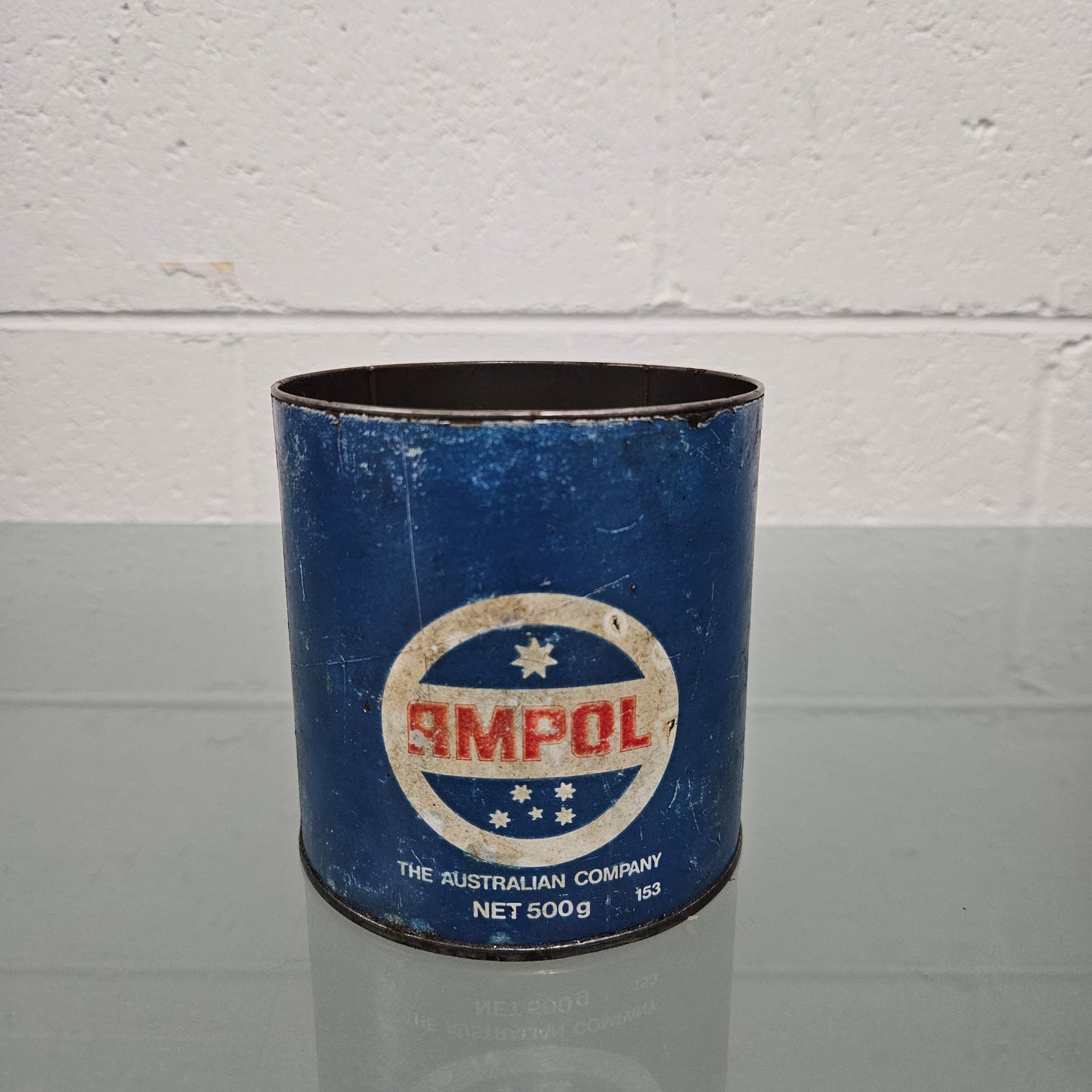 Early Vintage Ampol Grease Tin