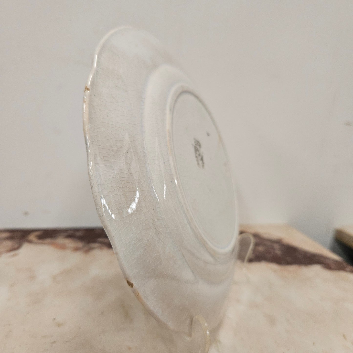 Antique French 'Lourdes' Plate