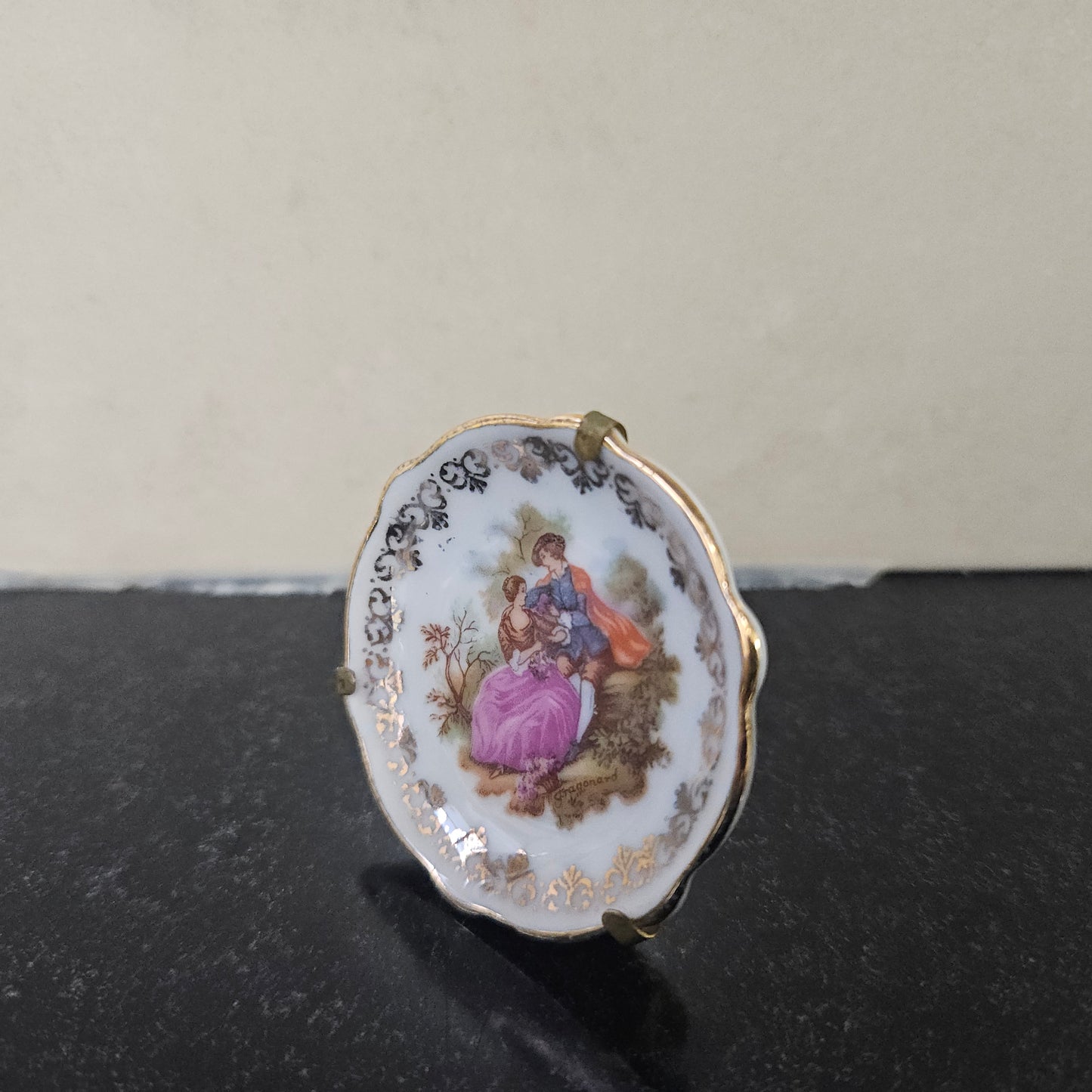 Miniature Limoges Plate