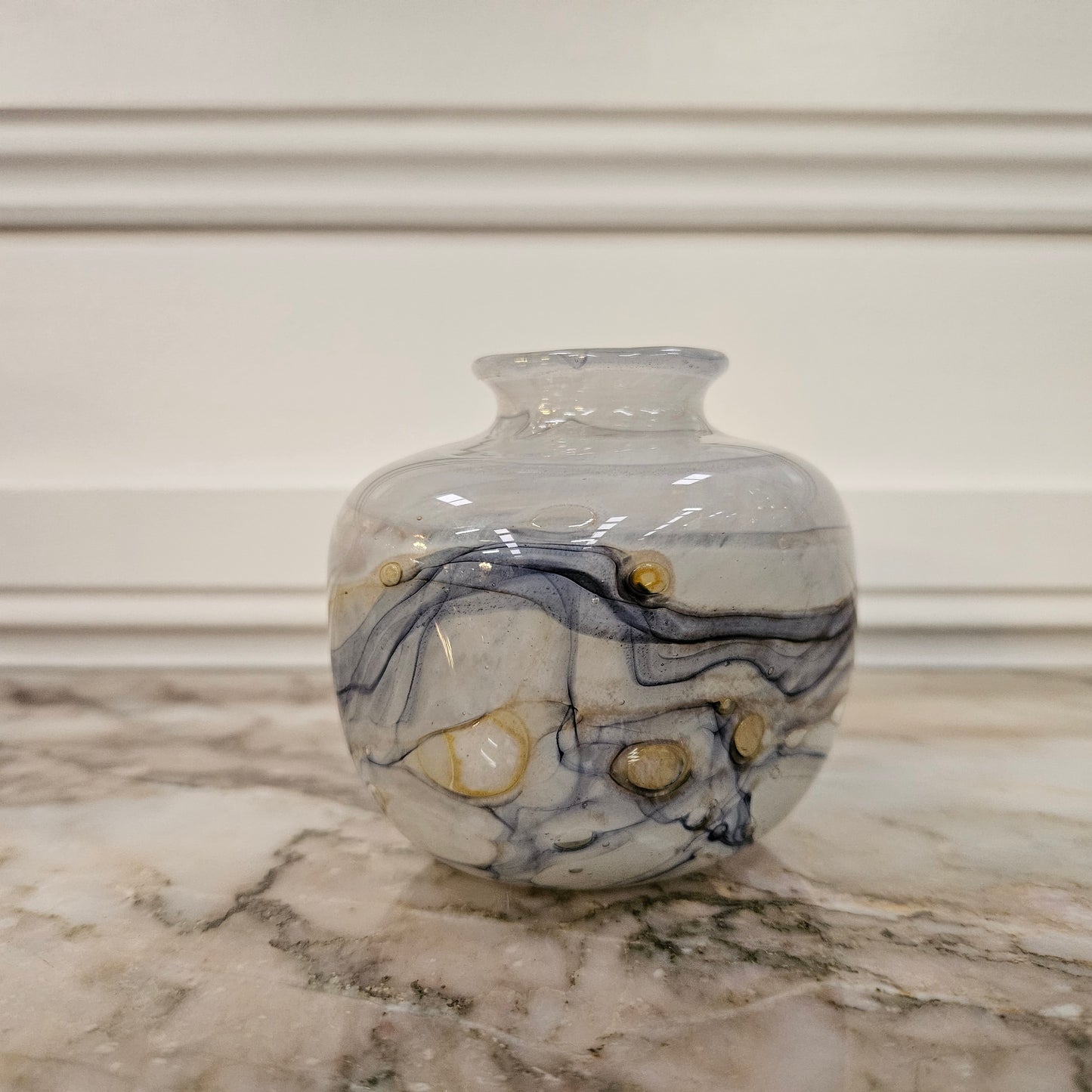 Australian John Walsh Art Glass Signed Vase