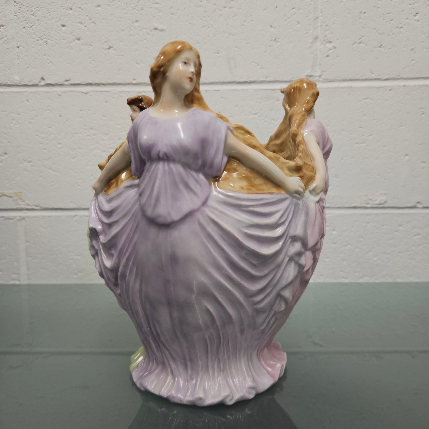 Stunning Hand Painted Dresden PMP Porzelion Art Nouveau Table Centre Piece