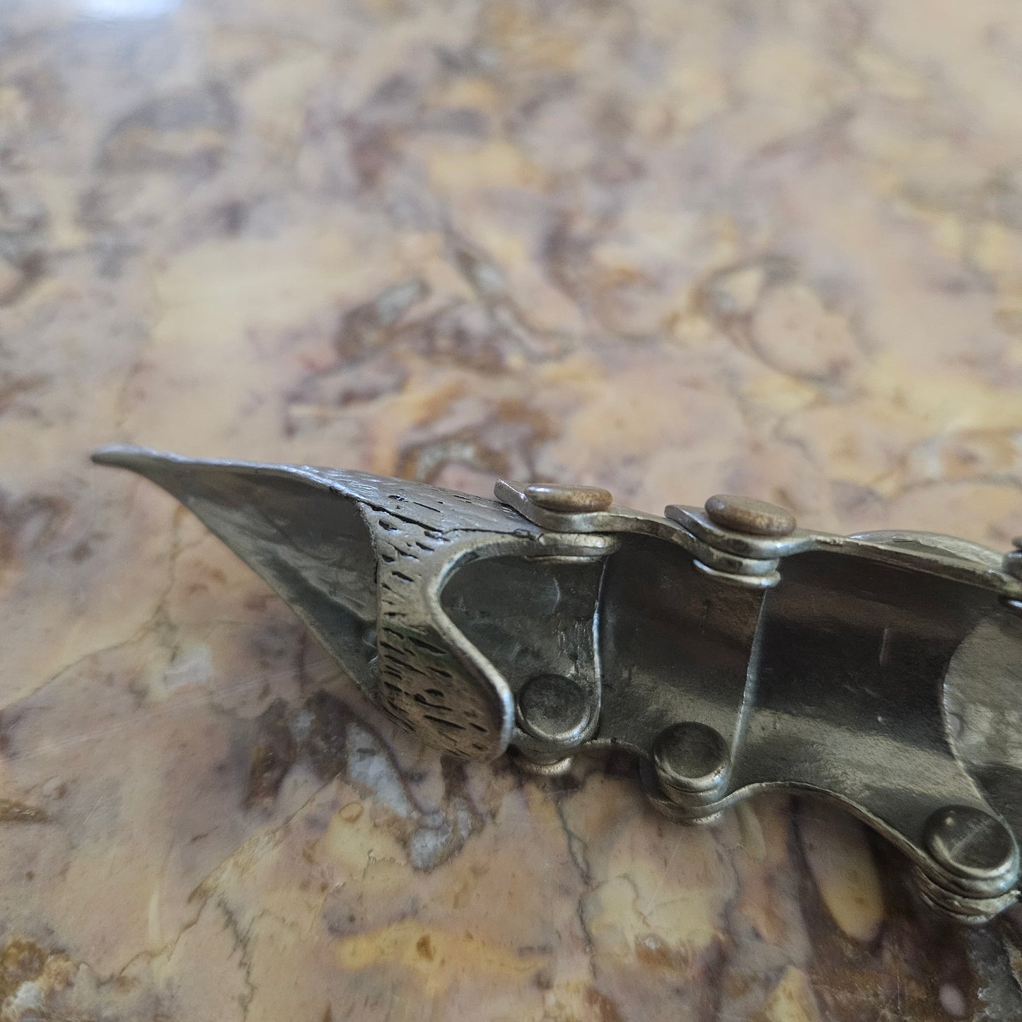 Vintage Silver Metal Gothic Full Finger Claw Ring/Pendant