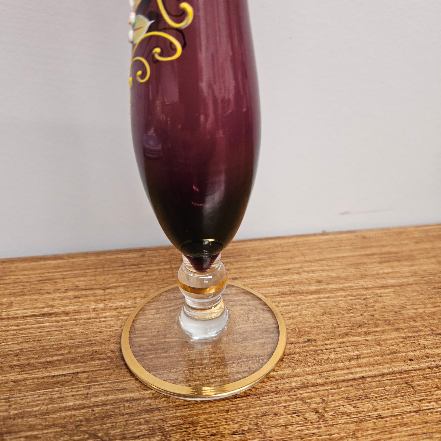 Amethyst Gilt & Enamel Vase
