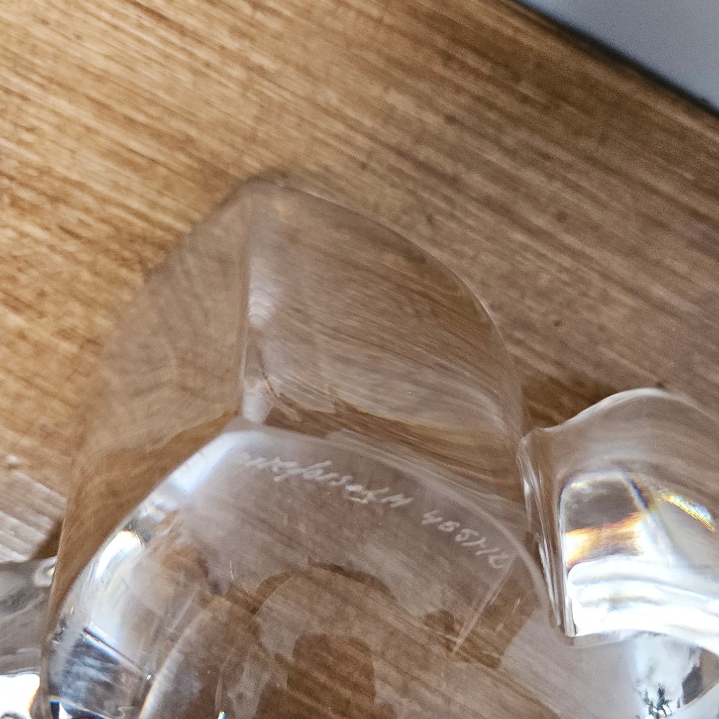 Orrefors 'Lotus' Crystal Bowl