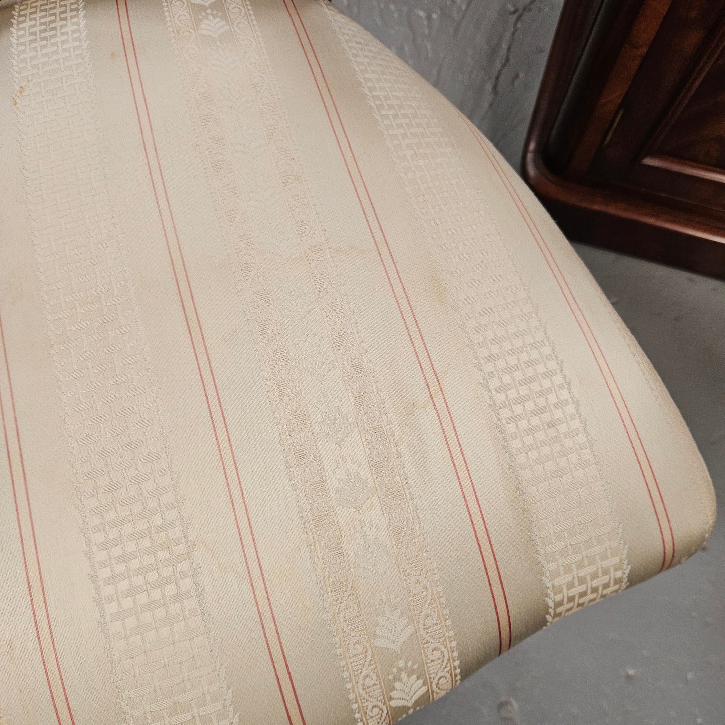 Victorian Walnut Carved Back Side Chair