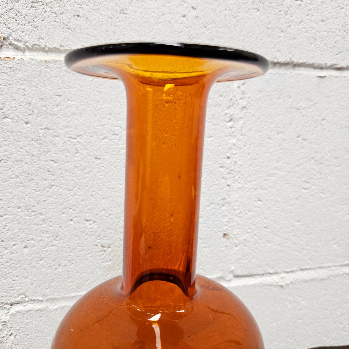 Holmegaard Kastrup Otto Brauer Glass Bottle
