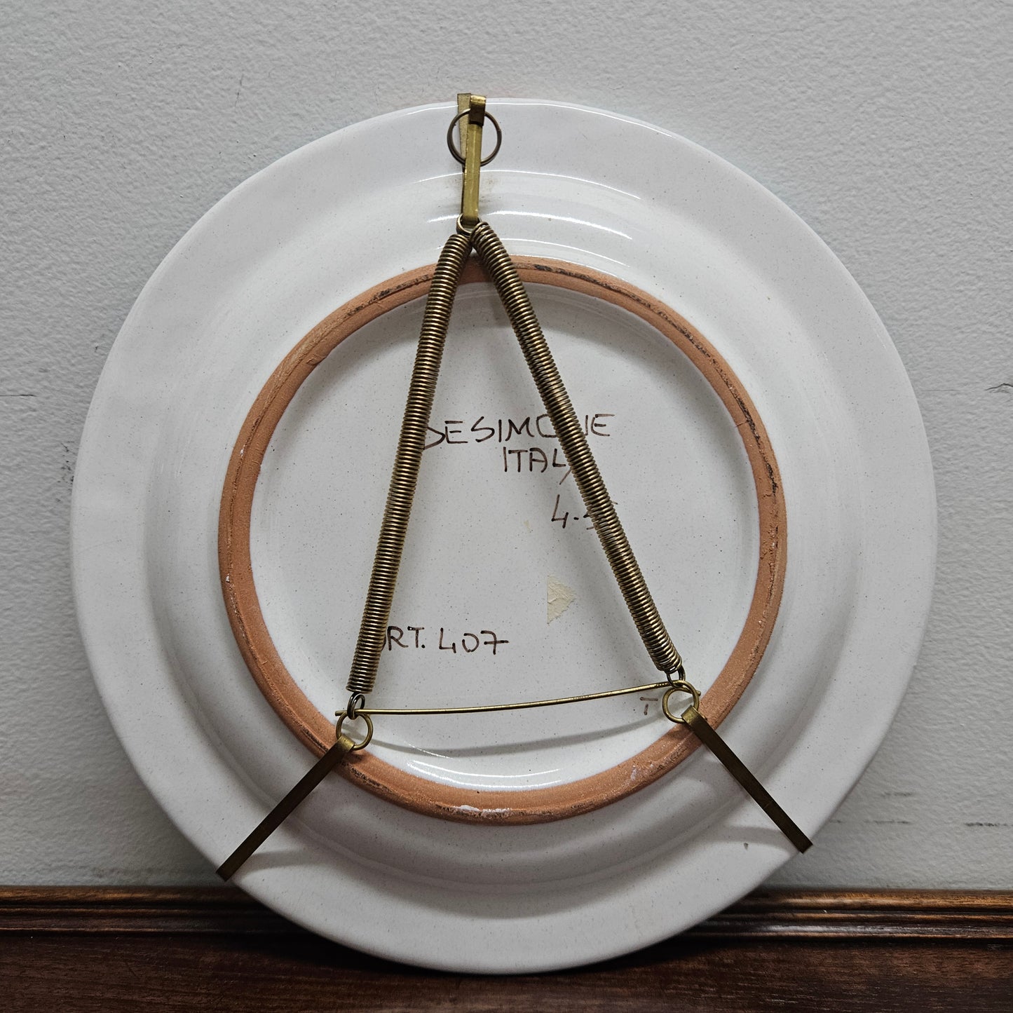 Vintage Desimone Wall Display Plate