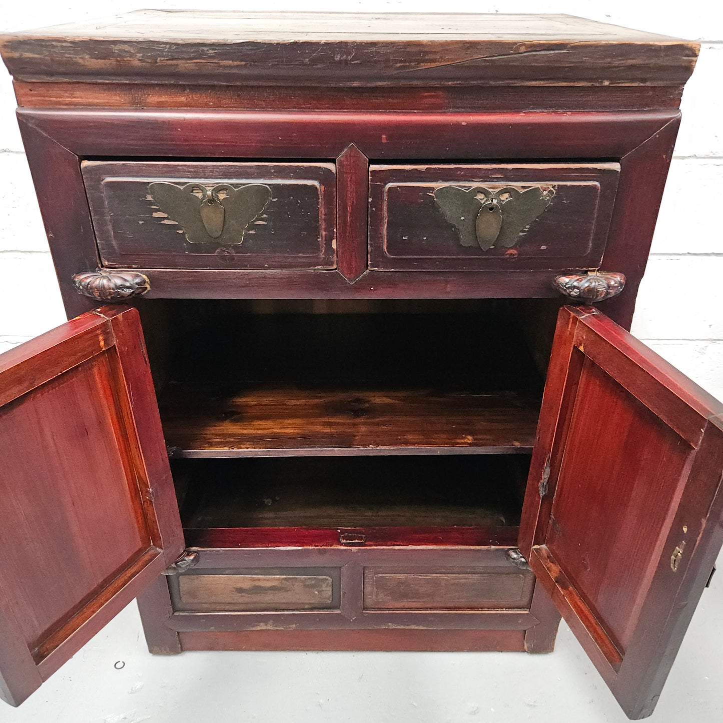 Vintage Chinese Two Door Cabinet