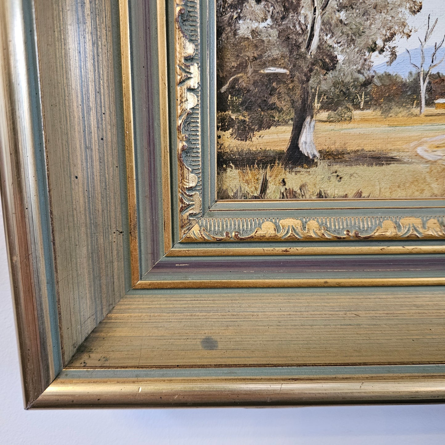 Signed Pair of Oil on Board Paintings