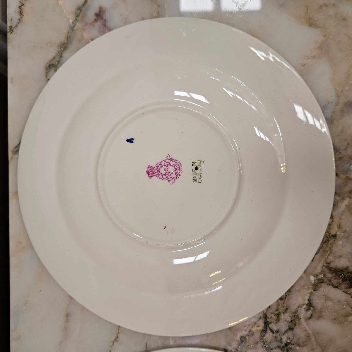 Set of 6 Stunning Crown Ducal Bowls With Fruit Centres