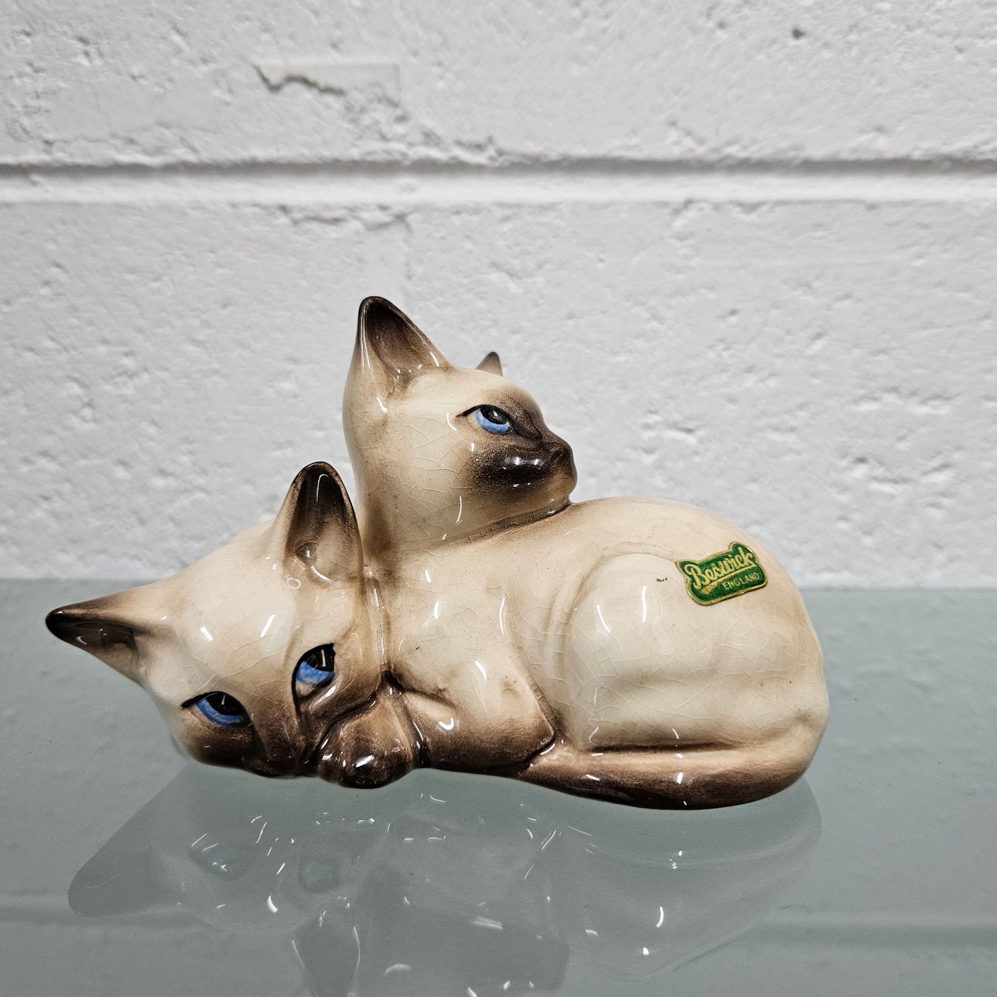 Beswick Siamese Kittens No. 1296 Figures