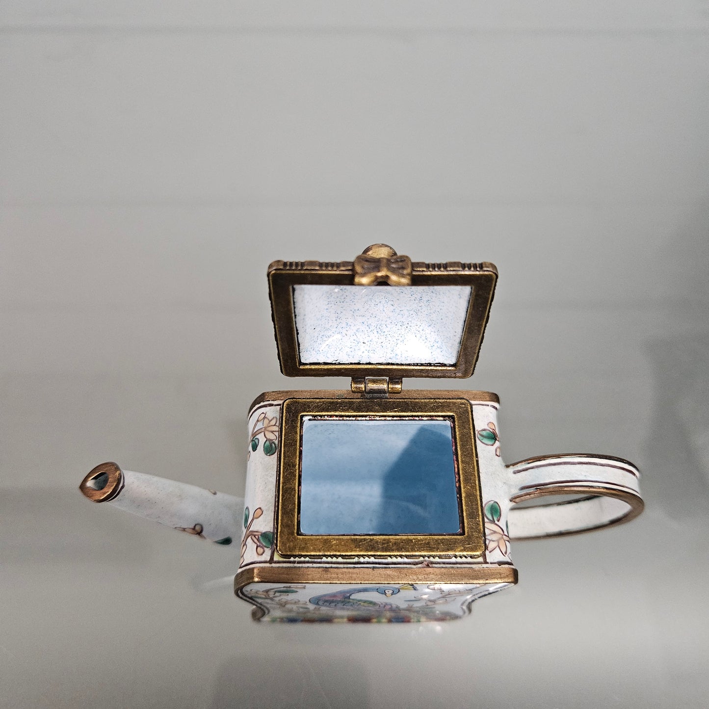Chinese Enamel & Metal Teapot