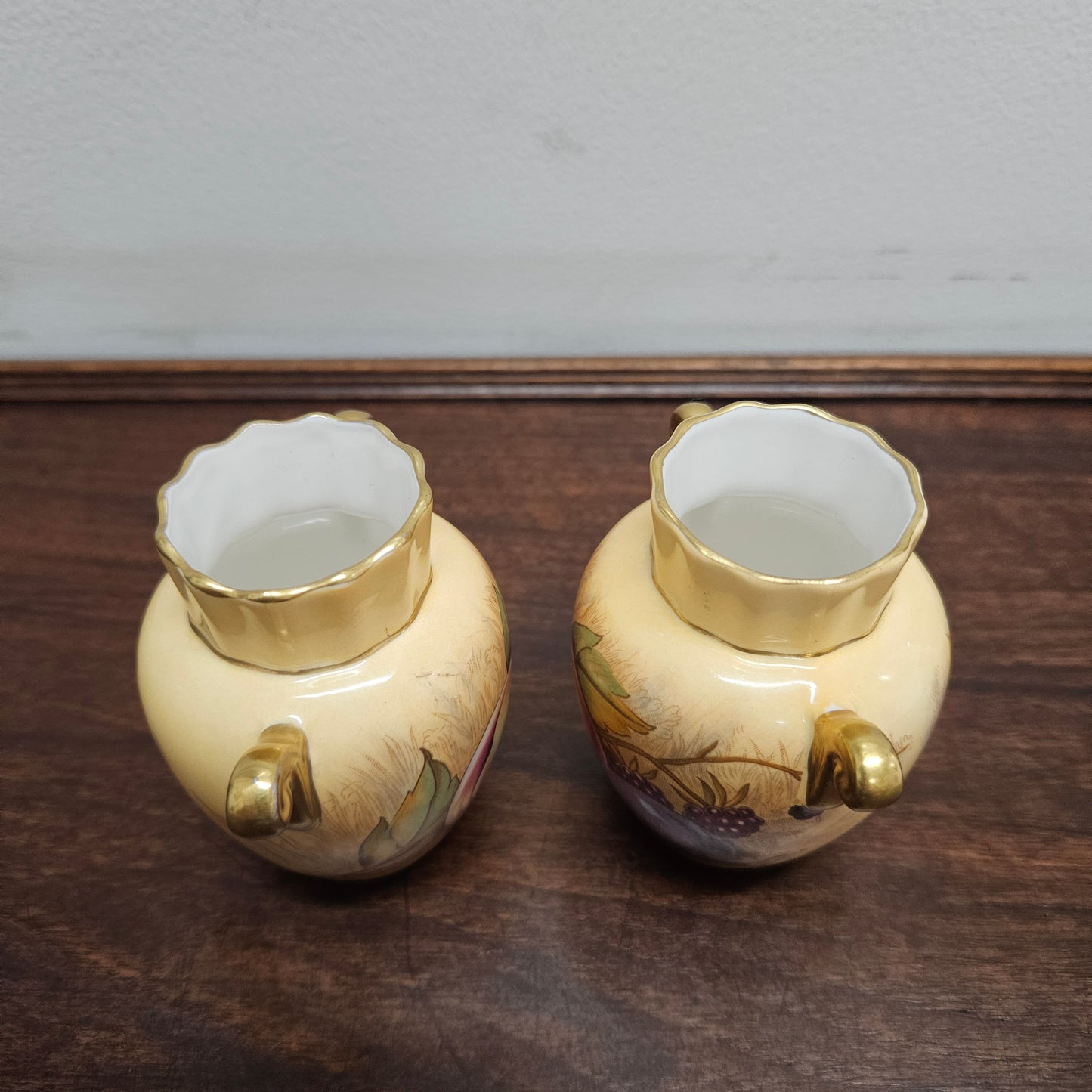 Pair of Aynsley Miniature Vases
