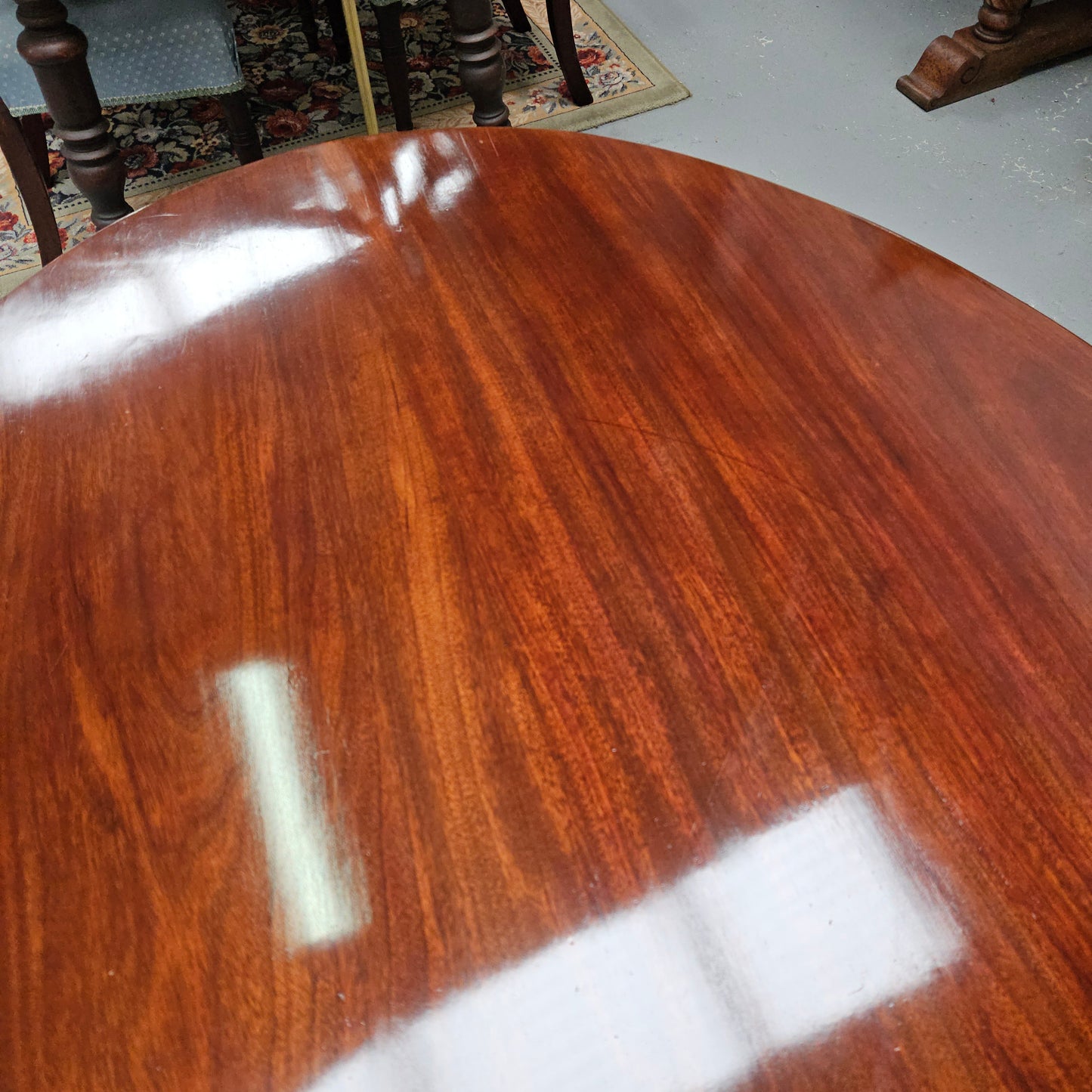 Victorian Oval Mahogany Loo Table