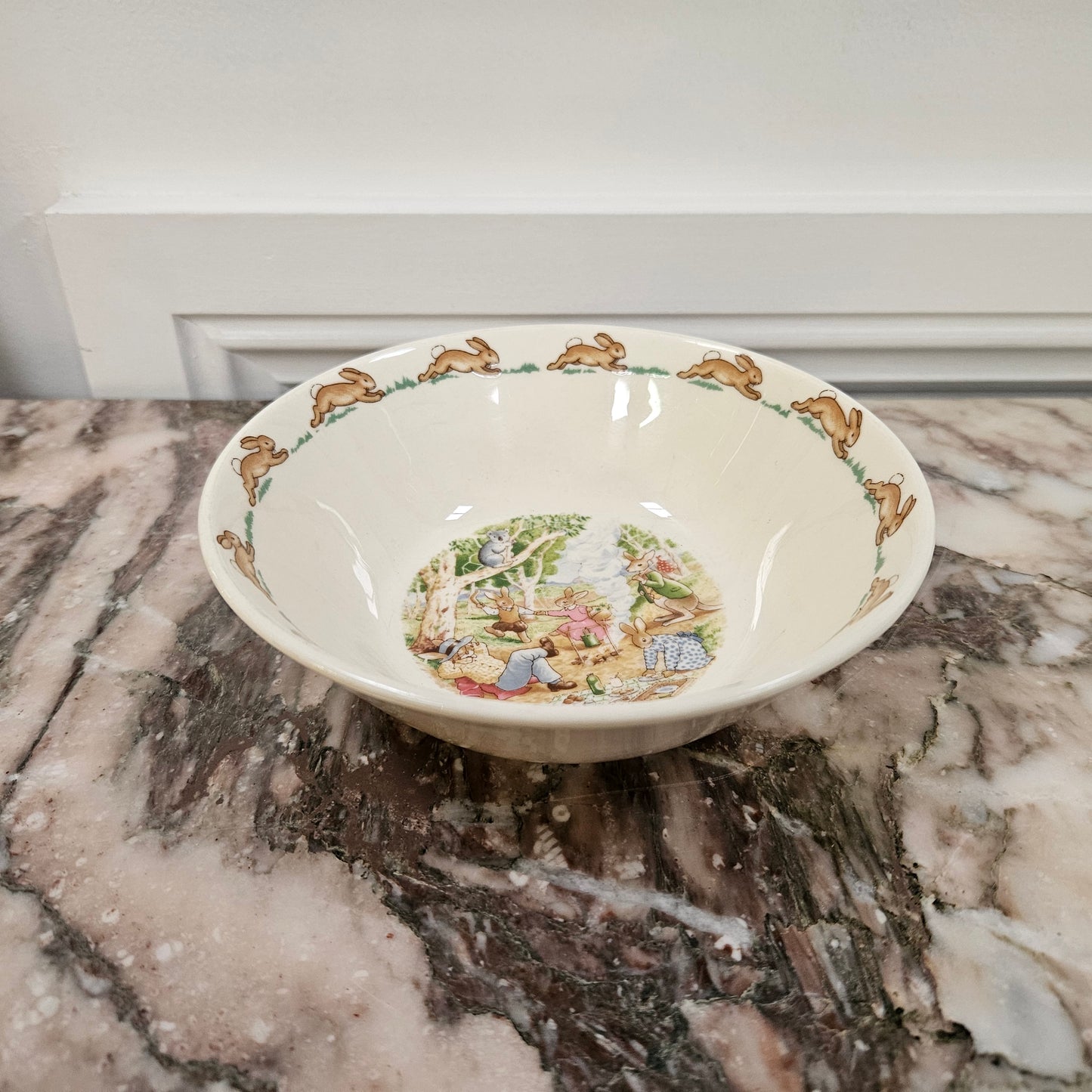 Vintage Royal Doulton Australian Bush Picnic Cereal Bowl.