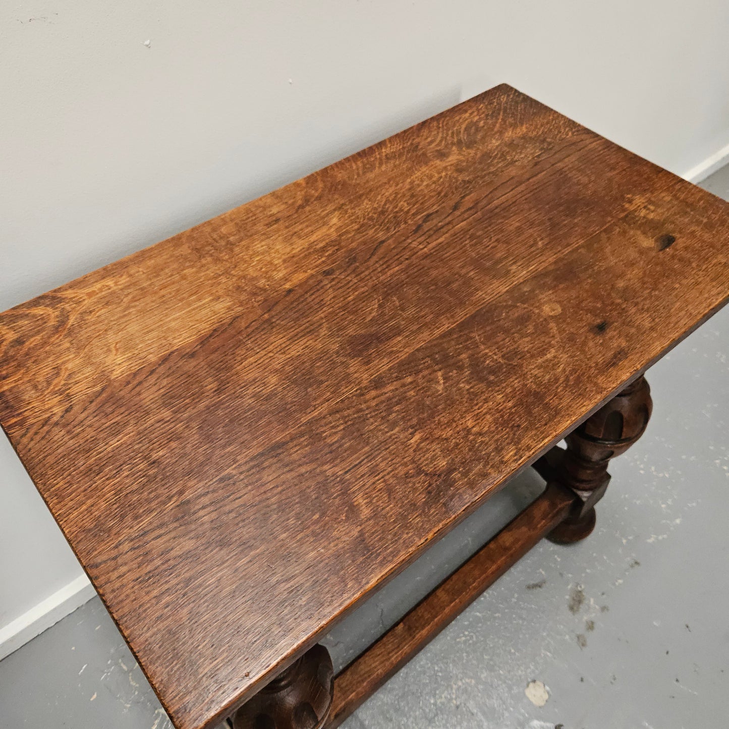 Lovely French oak 19th Century style coffee table with lovely details. It is in good original detailed condition and has been sourced directly from France.