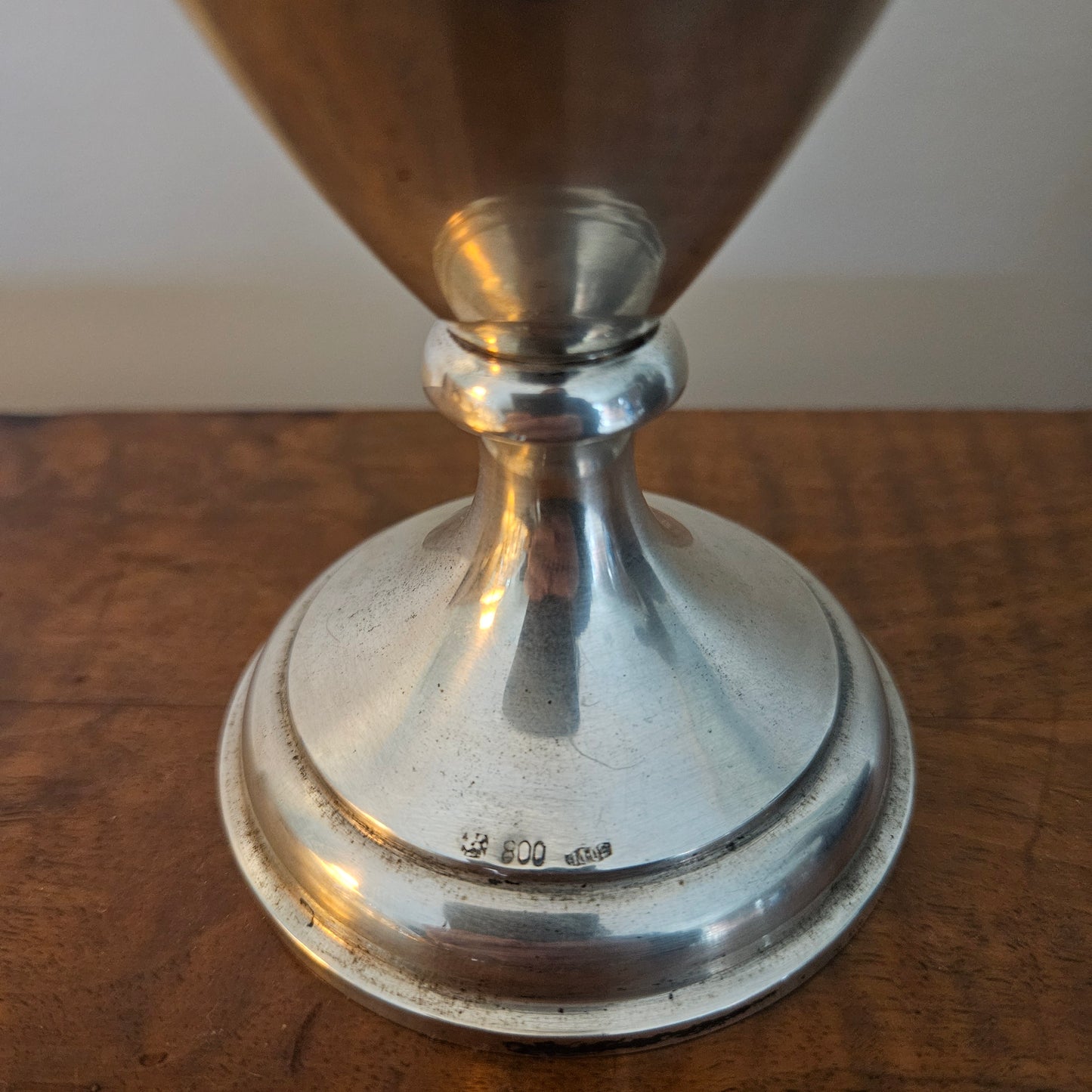 Italian Solid Silver Vase