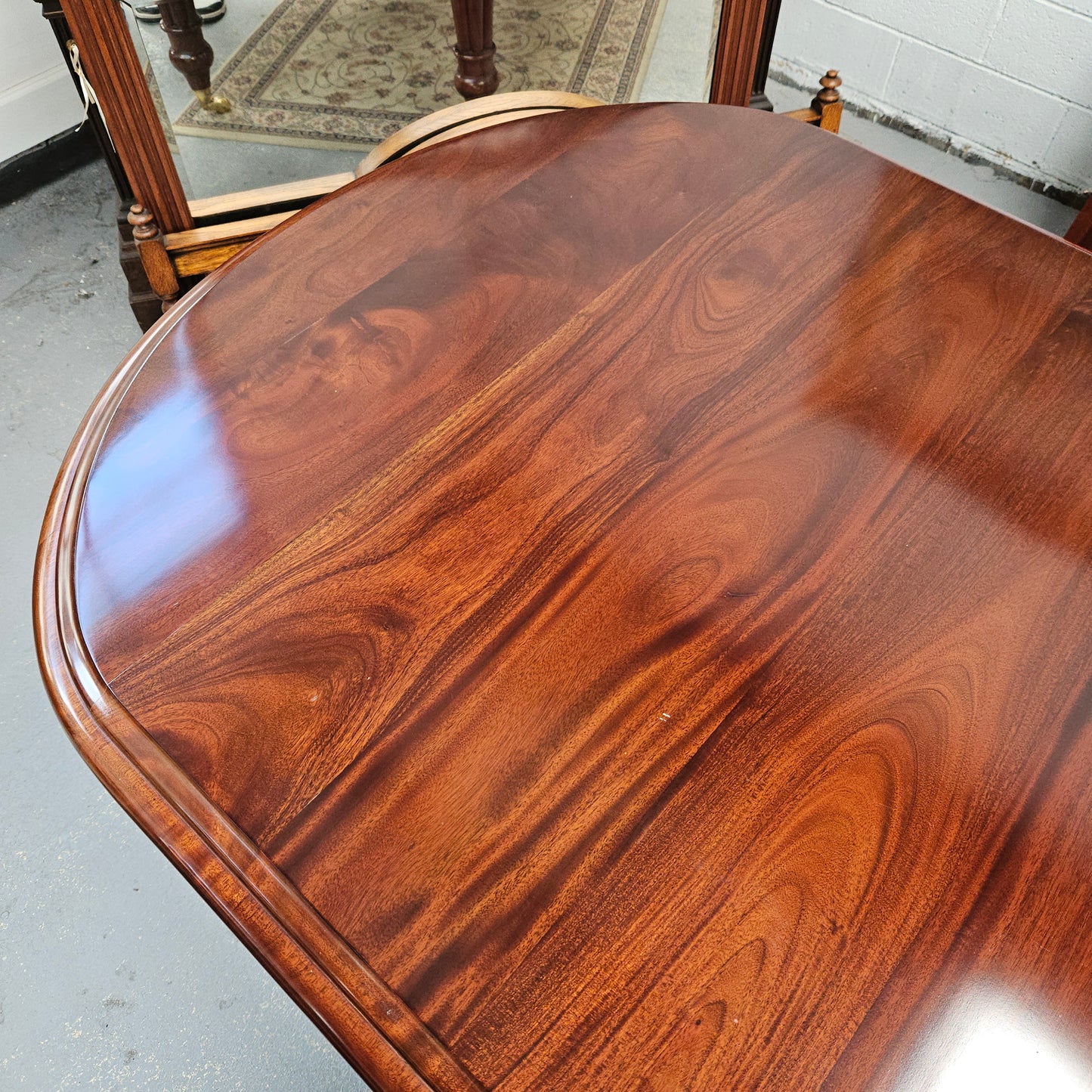 1980's Mahogany Reproduction Extension Table
