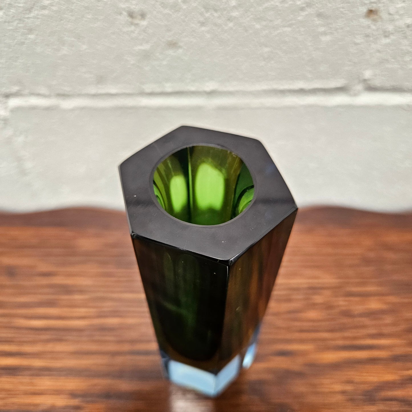 Mid Century Murano Block Vase