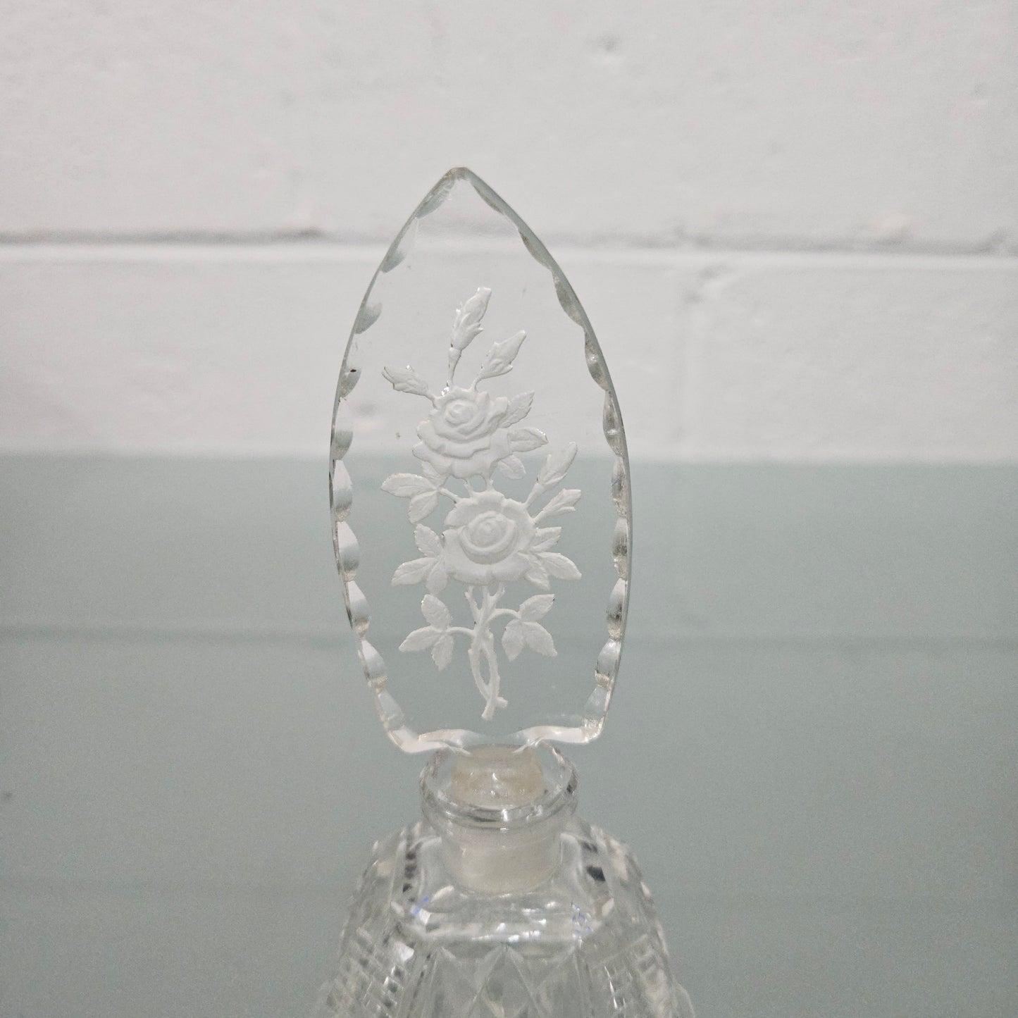 Vintage Crystal Perfume Bottle