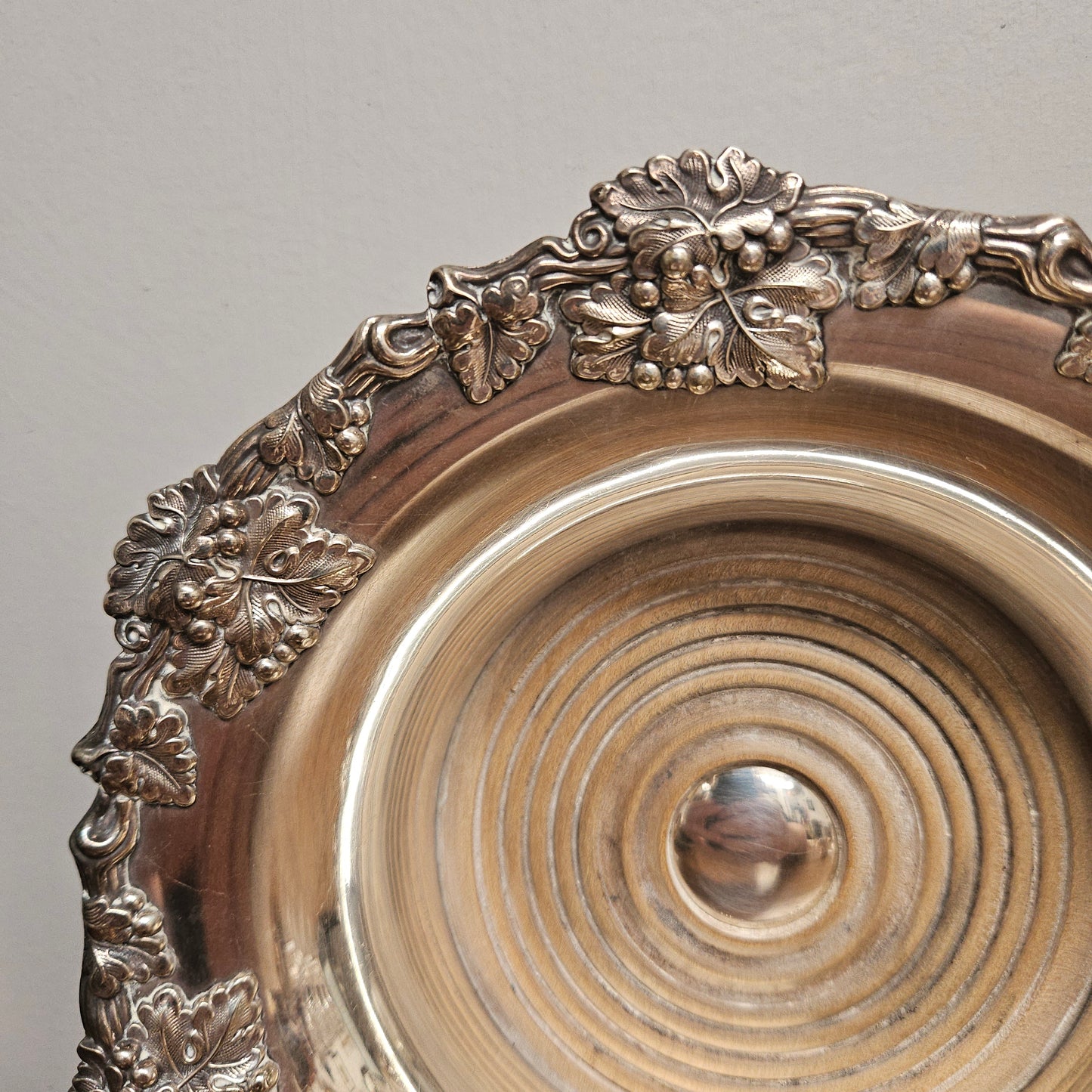 Large Old Sheffield Plate Wine Coaster