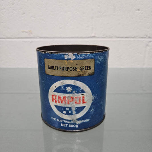 Early Vintage Ampol Grease Tin