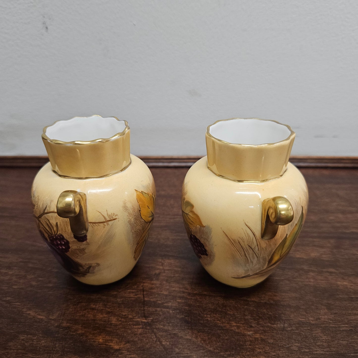 Pair of Aynsley Miniature Vases