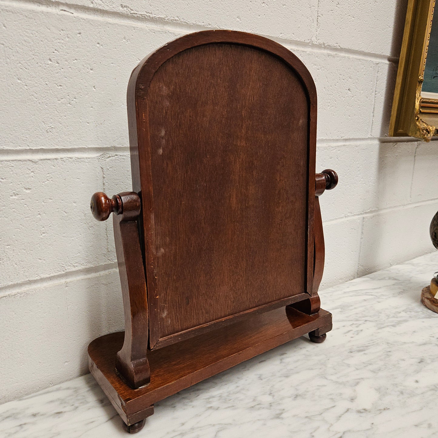 Mahogany Mirror on Stand