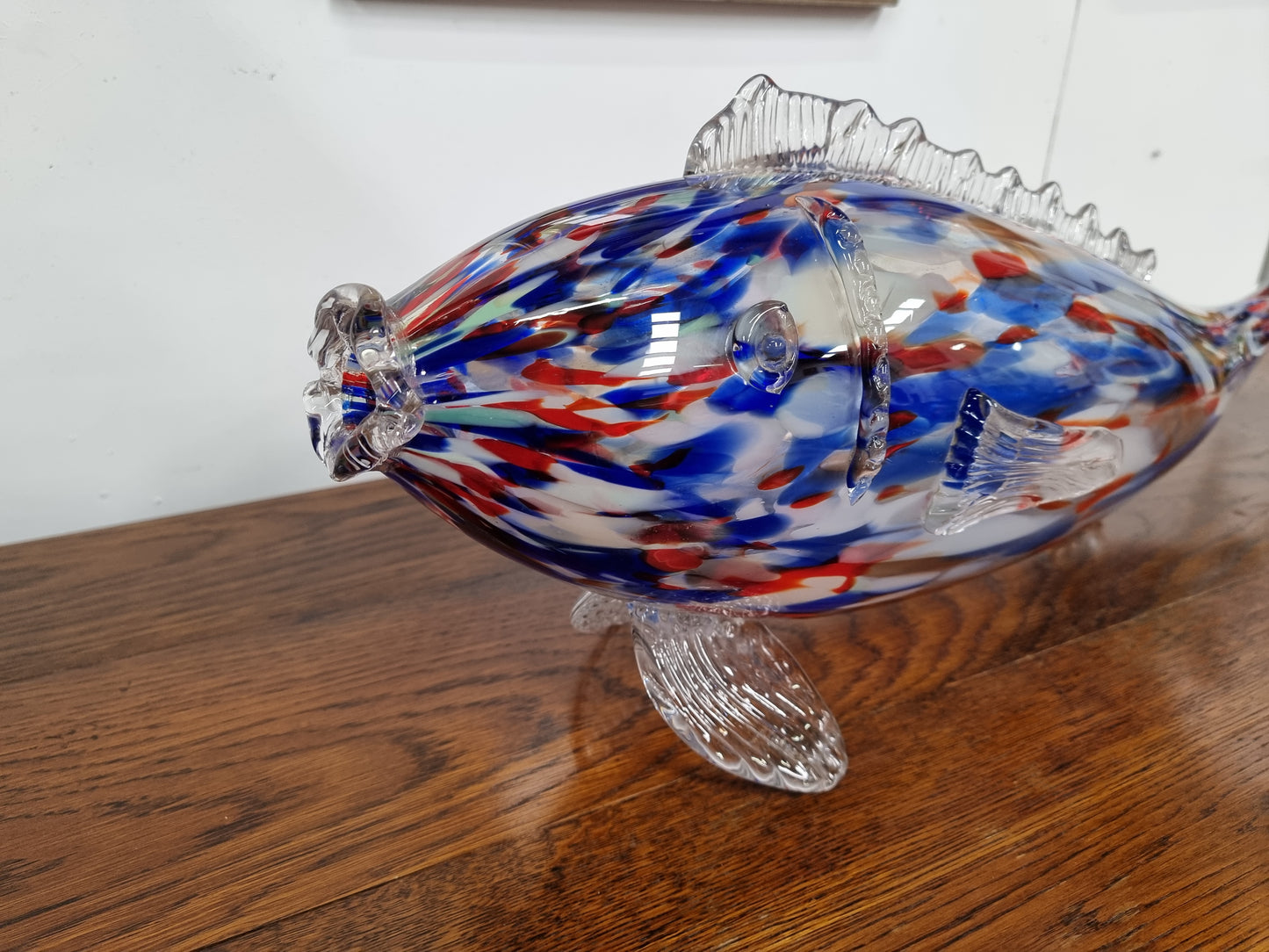 Very Large Mid Century Modern Murano Glass Fish Sculpture
