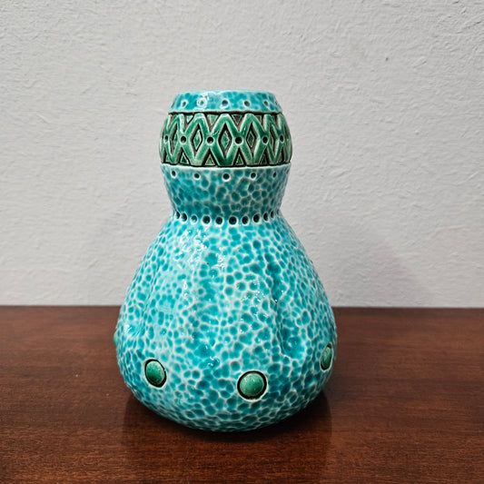 Lovely Blue/Green Austria Vase