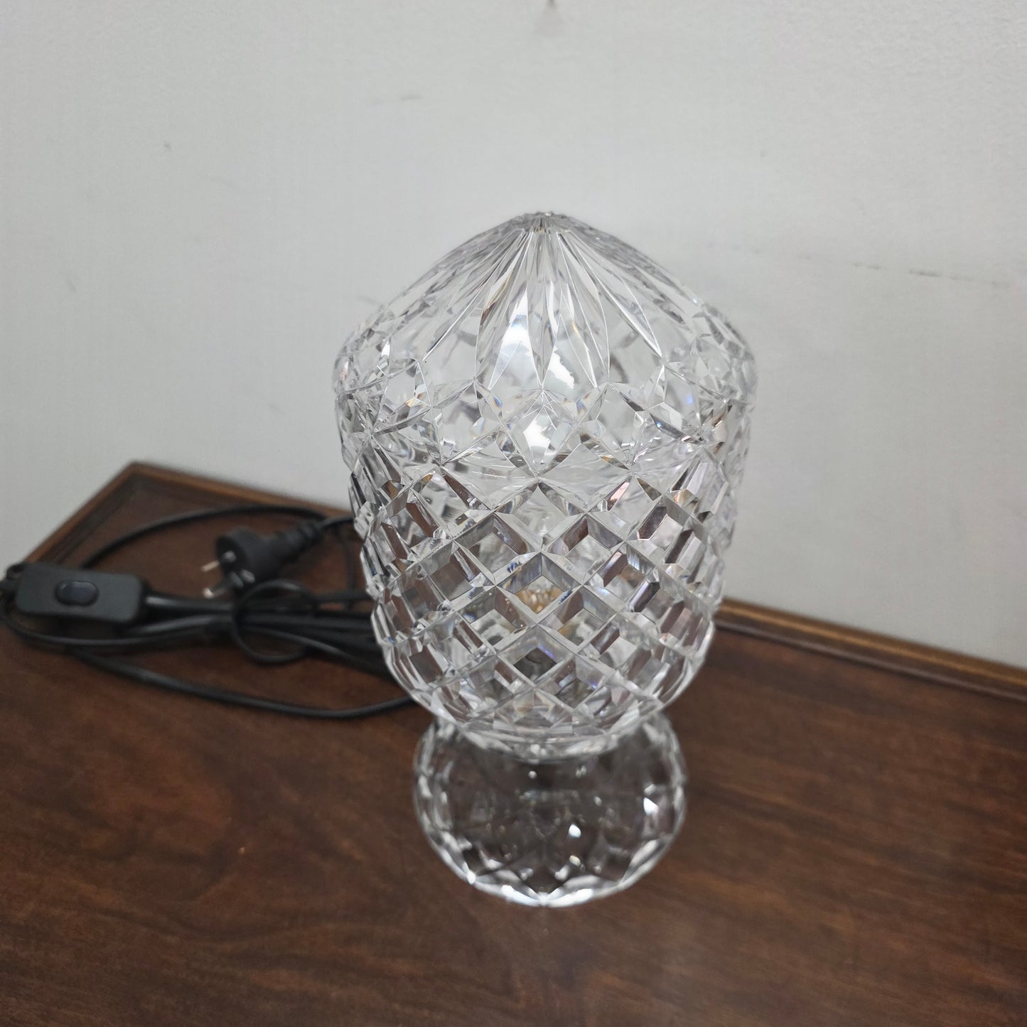 Good Quality Rewired |Vintage Crystal Lamp