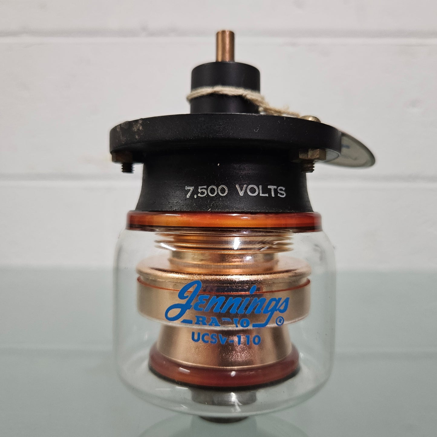 Vintage "Jennings" USCU-110-7.5KU Variable Vacuum Capacitor