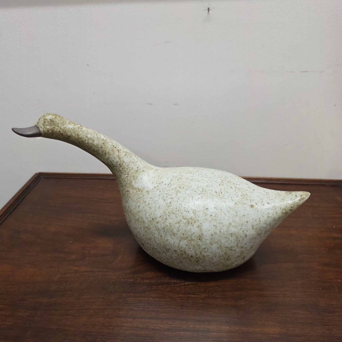 Vintage Art Pottery Bird Statue
