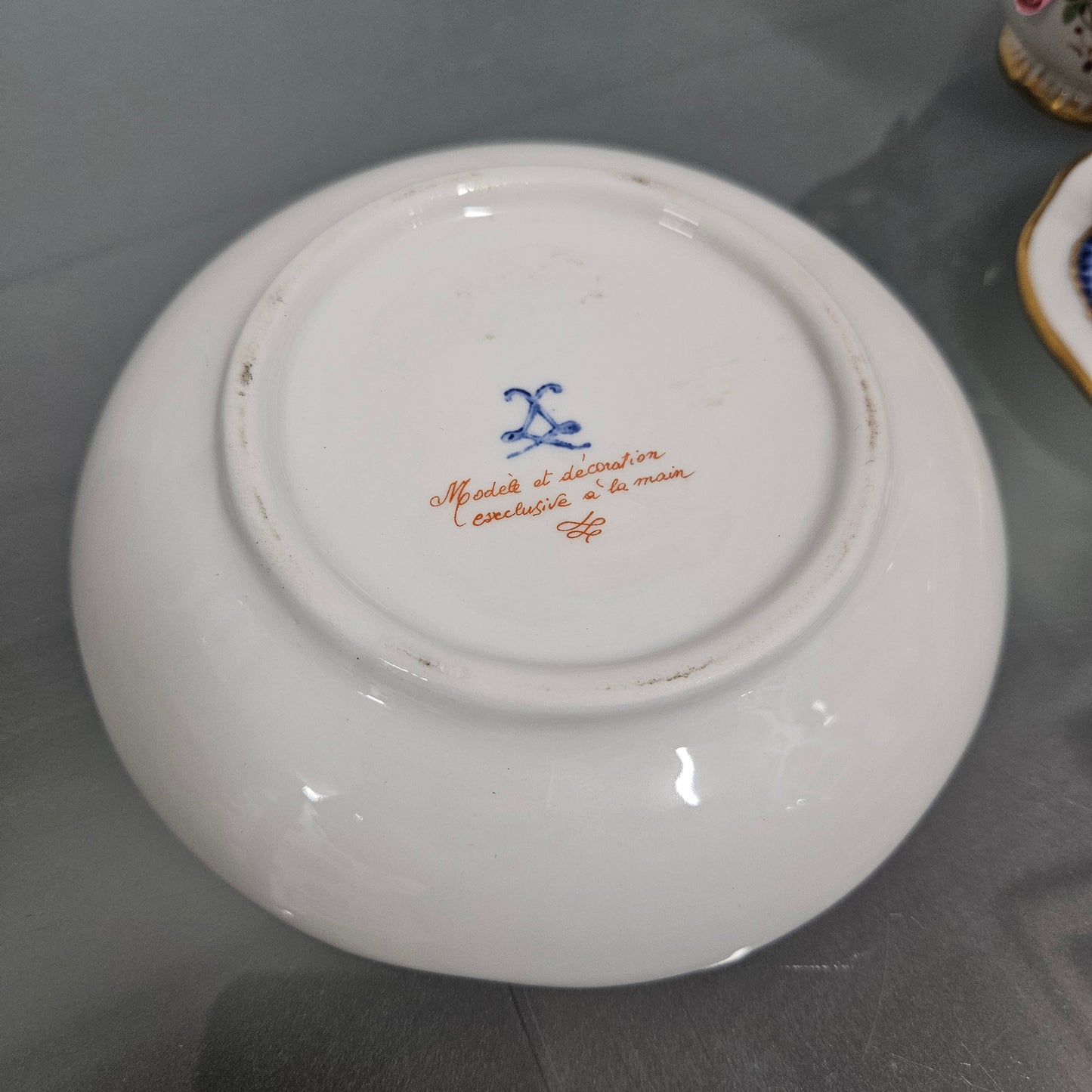 Stunning French Sevres Style Sucrier With Butterfly Lid