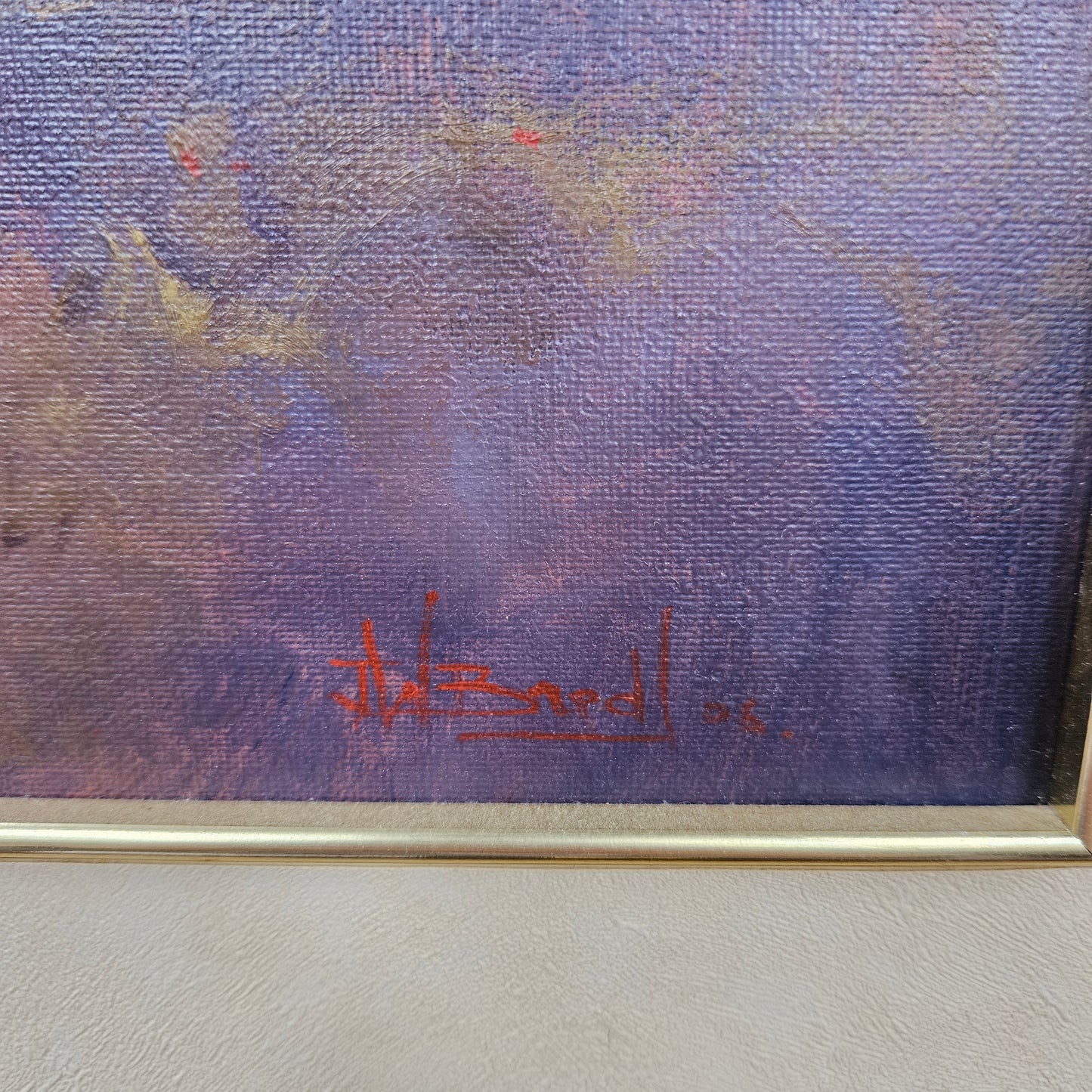 John Bredl Signed 'The Hunter Valley' Painting