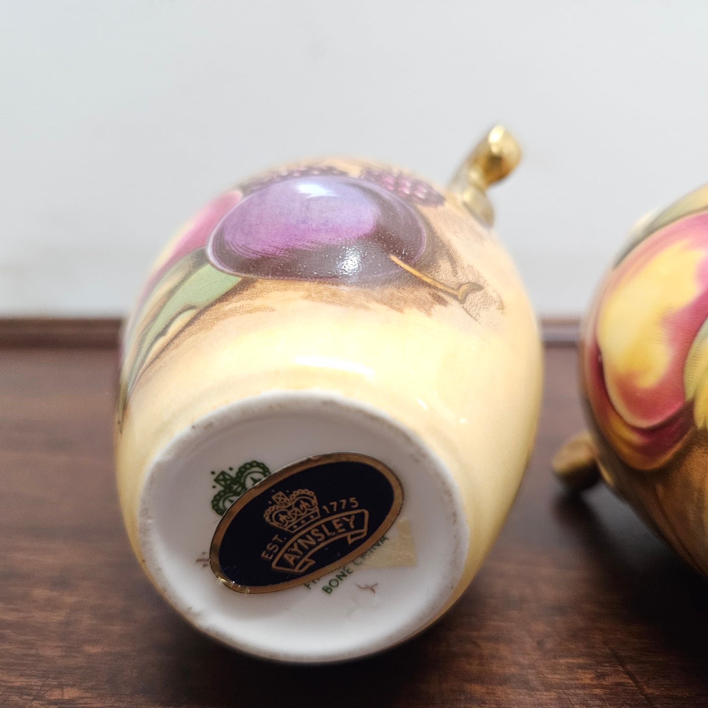 Pair of Aynsley Miniature Vases