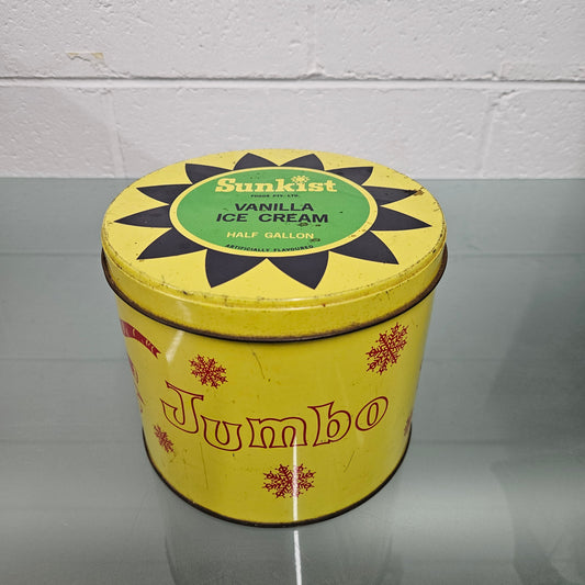 Vintage 'Sunkist Vanilla Ice Cream' Tin