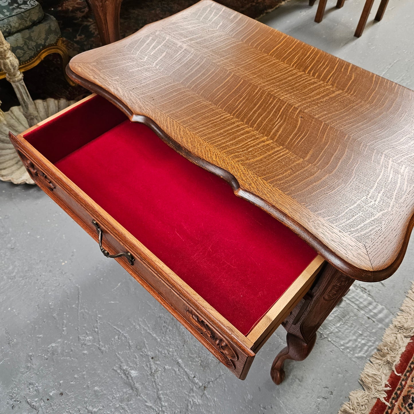 Louis XVth Style Decorative Oak Chest