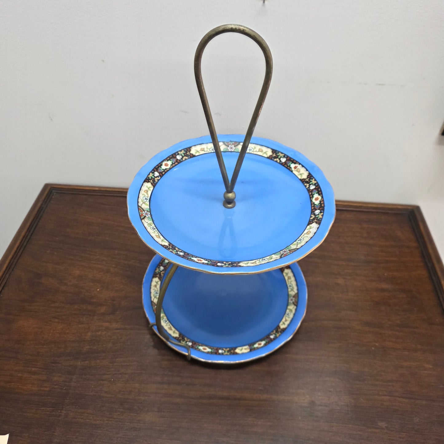 Art Deco Two Tier Dessert Stand
