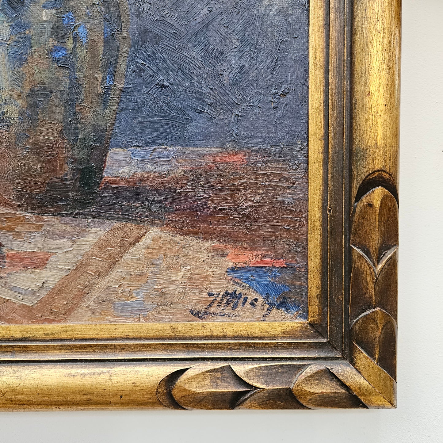 French Oil On Board Still Life Signed L Michaud