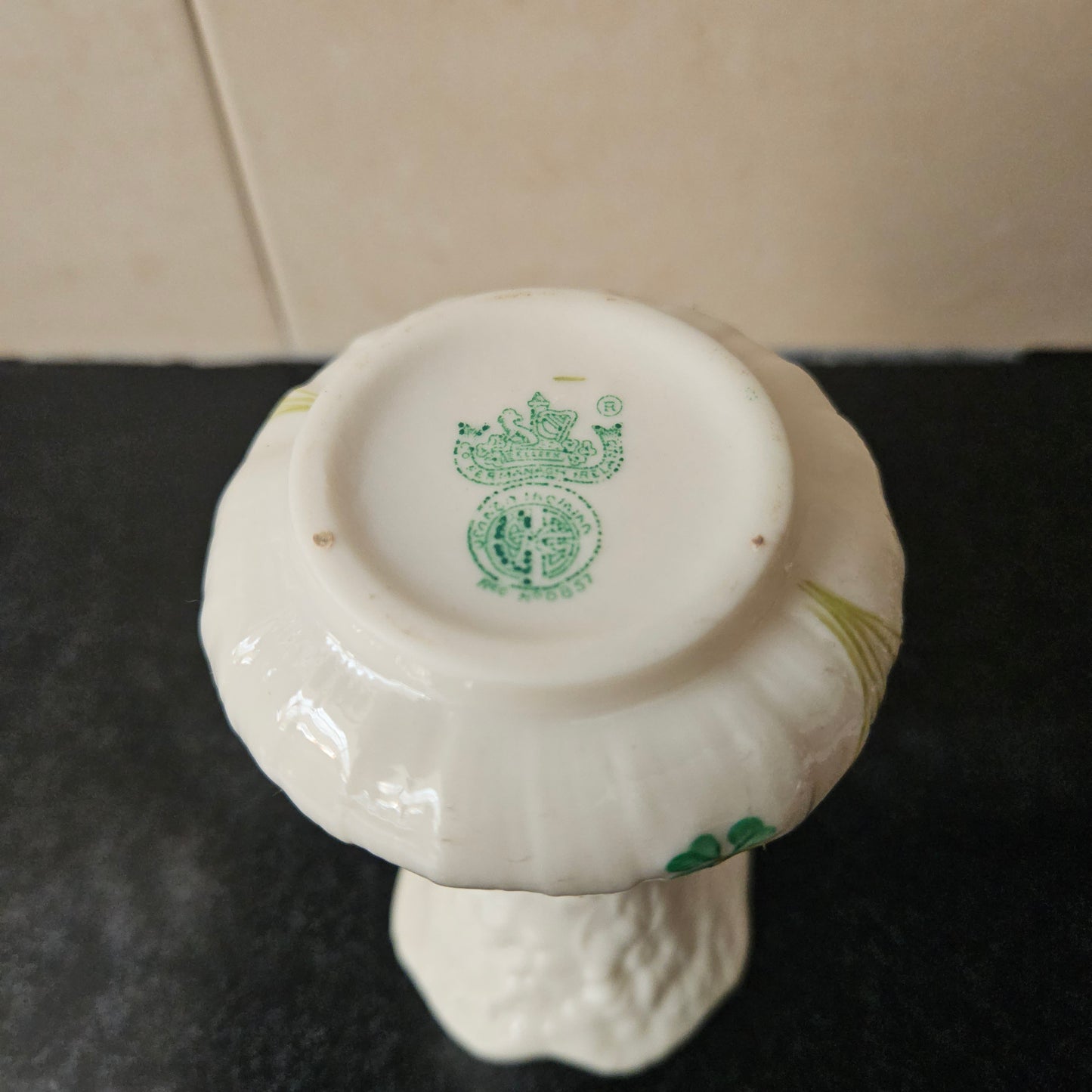 Belleek China Vase Stamped