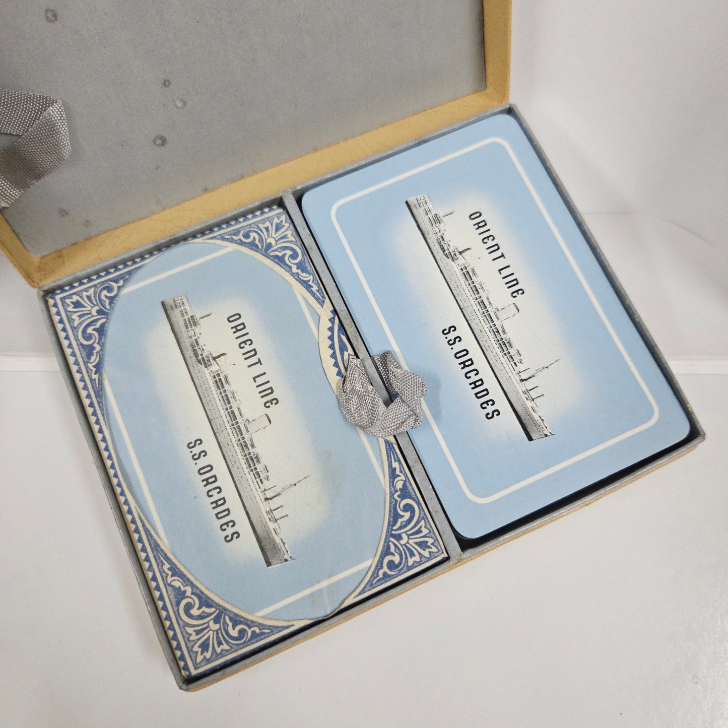 Orient Line SS Orcades Boxed Set of 2 Packs Playing Cards