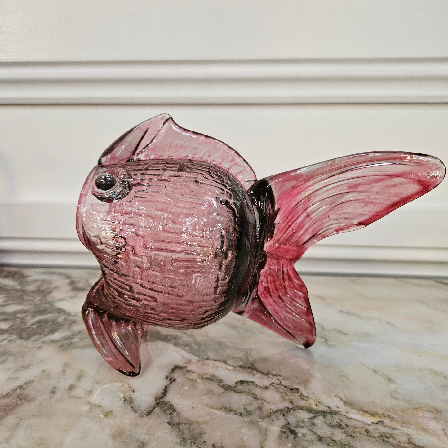 Venetian Murano Style Art Glass Fish