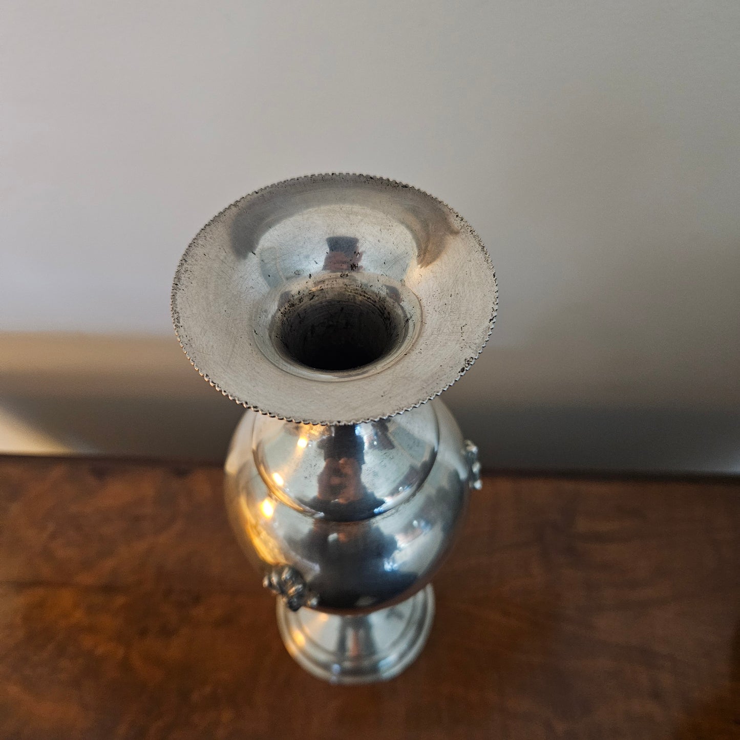 Italian Solid Silver Vase